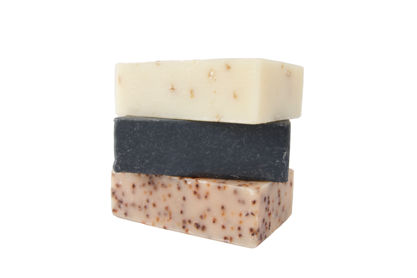 Olive Oil, Charcoal, Emerald Soap Bundle